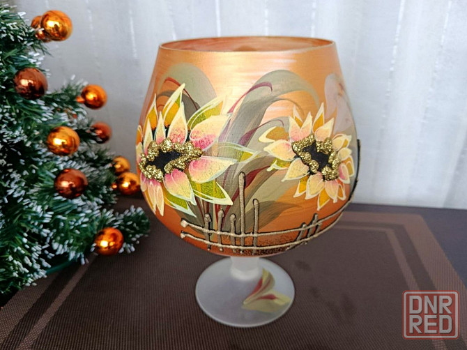 Декоративная ваза-бокал. Донецк - изображение 1