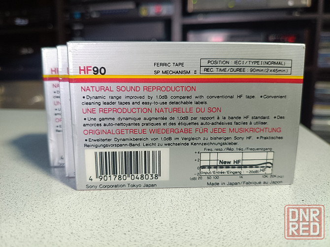 Запечатанная аудиокассета Sony - HF-90/Type I Донецк - изображение 2