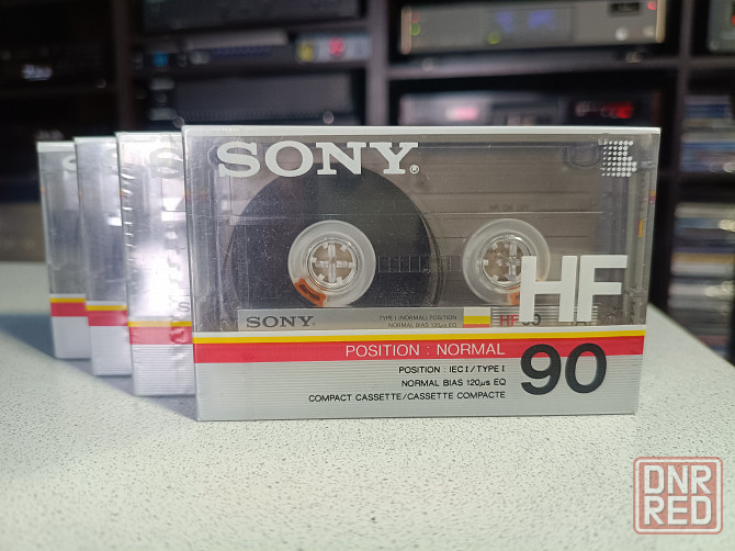 Запечатанная аудиокассета Sony - HF-90/Type I Донецк - изображение 1