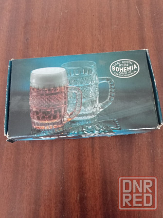 Хрустальные бокалы для пива Чехословакия Донецк - изображение 1