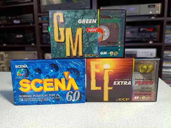 Запечатанные аудиокассеты Sony/ECP/Scena/ 90/Type I Донецк