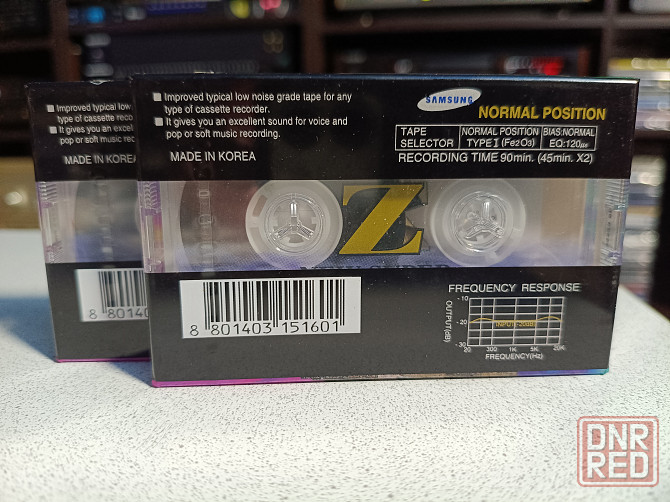 Запечатанные аудиокассеты Samsung/Z 90/ Type I Донецк - изображение 2