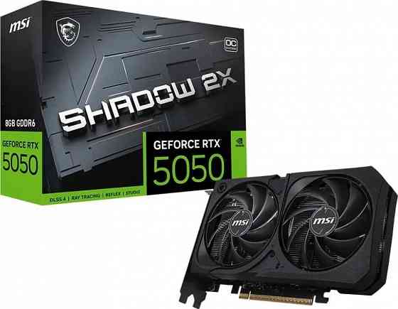 Видеокарта MSI NVIDIA GeForce RTX 5050 8G SHADOW 2X OC Новая Донецк