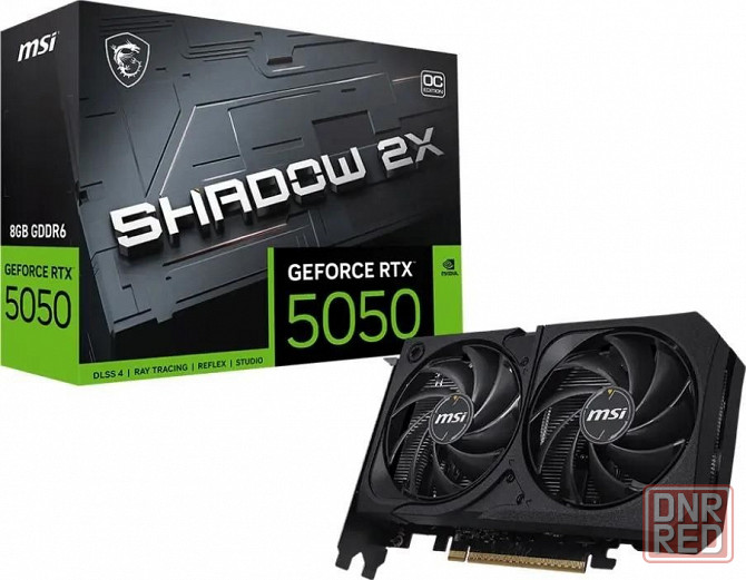 Видеокарта MSI NVIDIA GeForce RTX 5050 8G SHADOW 2X OC Новая Донецк - изображение 1
