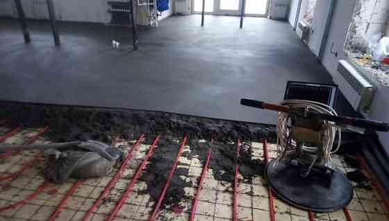 Стяжка пола, Заливка пола Енакиево