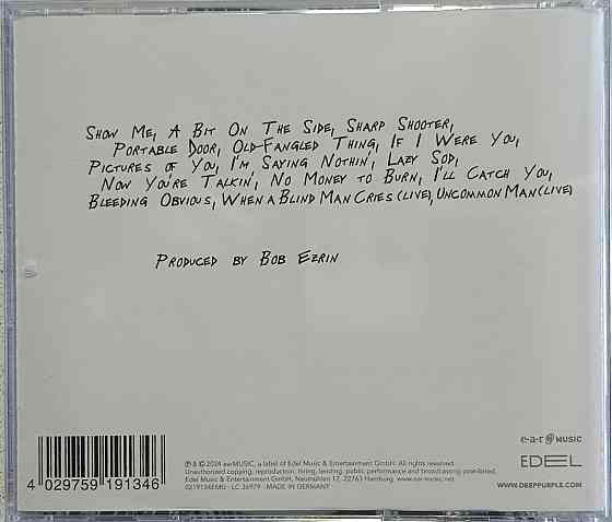 CD диск Deep Purple = 1 Донецк