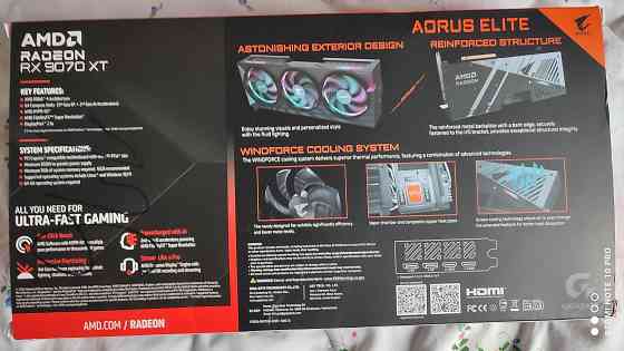 Продам Gigabyte Aorus Radeon RX 9070 XT Elite 16G Макеевка