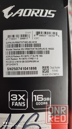 Продам Gigabyte Aorus Radeon RX 9070 XT Elite 16G Макеевка - изображение 4