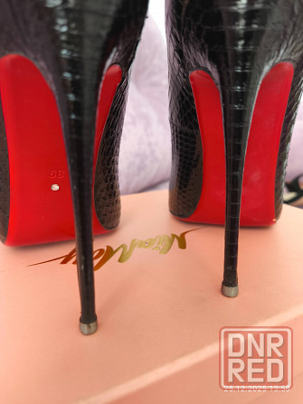 Туфли MiaMay лодочки чёрные с красной подошвой Макеевка - изображение 2