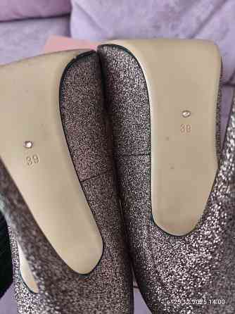 Туфли MiaMay лодочки бронзовые Макеевка