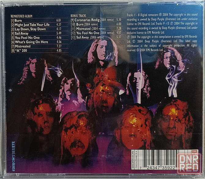 CD диск Deep Purple - Burn Донецк - изображение 2