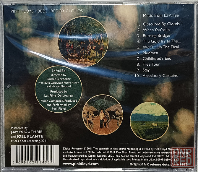 CD диск Pink Floyd -Obscured By Clouds Донецк - изображение 2