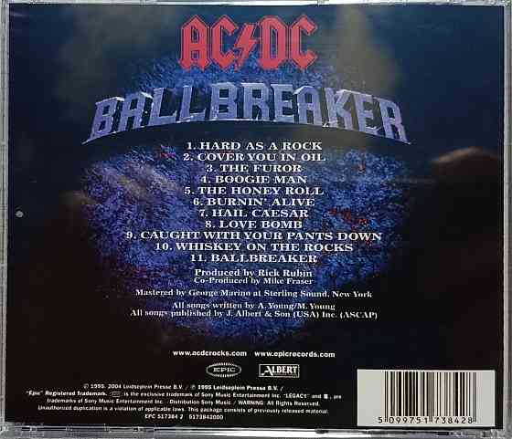 CD диск AC/DC - Ballbreaker- Донецк
