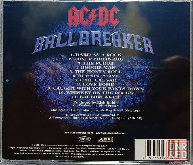 CD диск AC/DC - Ballbreaker- Донецк - изображение 2