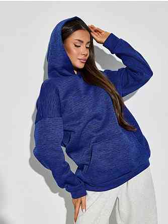 Худи оверсайз принтованная с начесом Донецк