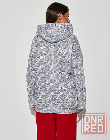 Худи оверсайз принтованная с начесом Донецк - изображение 4