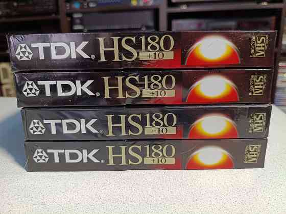 Запечатанные видеокассеты TDK/HS180+10/High Quality Standard/ Донецк