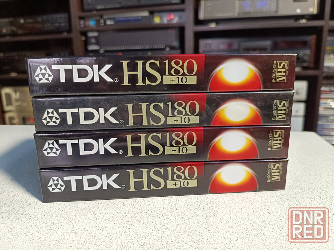 Запечатанные видеокассеты TDK/HS180+10/High Quality Standard/ Донецк - изображение 3