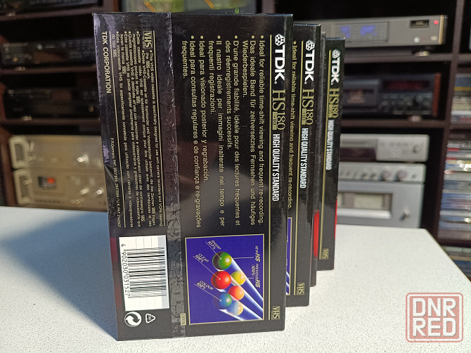 Запечатанные видеокассеты TDK/HS180+10/High Quality Standard/ Донецк - изображение 2