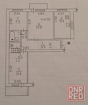 Продажа 3к.кв. Ворошиловский р-н, проспект Дзержинского Донецк - изображение 7