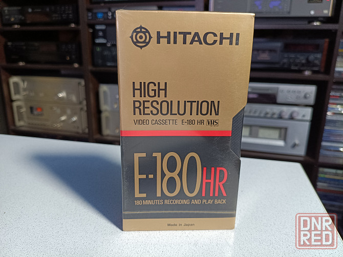 Запечатанная видеокассета Hitachi/E180HR/High Resolution Донецк - изображение 1