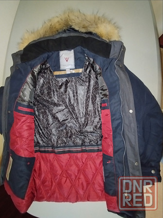 Мужская зимняя куртка р. 56, теплая, состояние как новое Макеевка - изображение 2