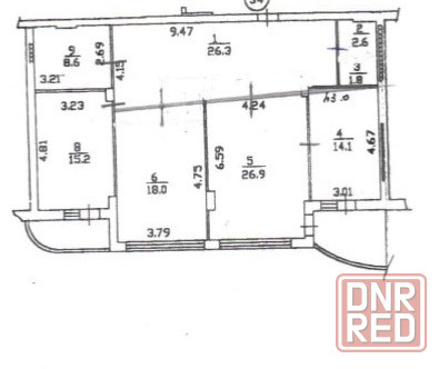 Продажа 3 Ком. Кв. Новострой - ул. Постышева 76а ! Лучшая Локация Города - Площадь Ленина! Донецк - изображение 2