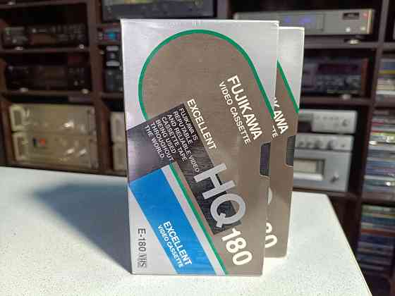 Запечатанные видеокассеты Fujikawa/HQ-E180/Excellent/ Донецк