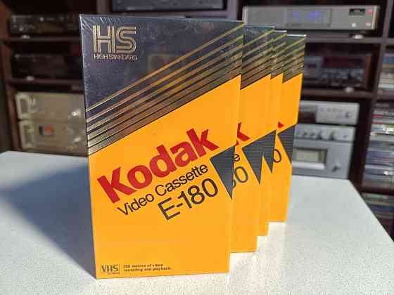 Запечатанные видеокассеты Kodak/HS-E180/High Standard/ Донецк