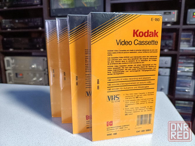 Запечатанные видеокассеты Kodak/HS-E180/High Standard/ Донецк - изображение 2