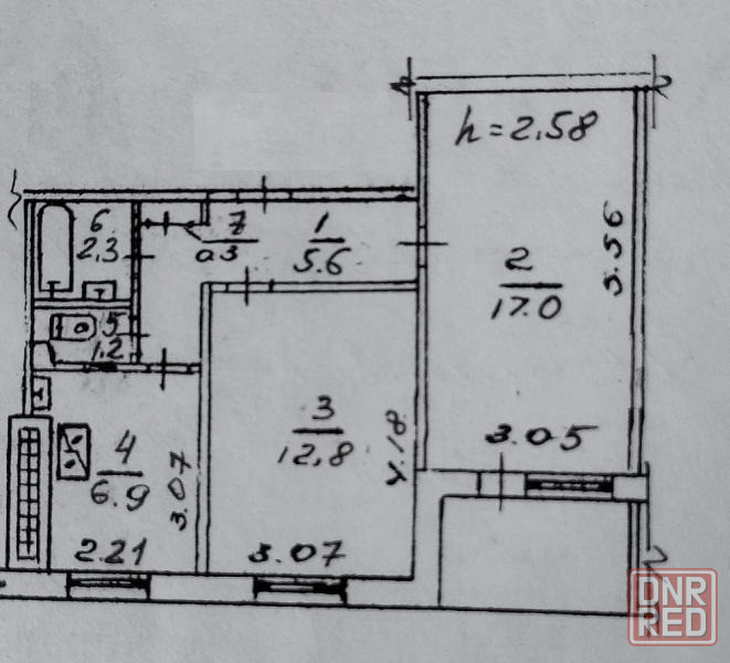 Продается 2-х комнатная квартира, ул. Щетинина Донецк - изображение 4