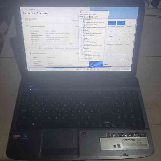 ноутбук acer aspire готов к работе ssd новая батарея Донецк