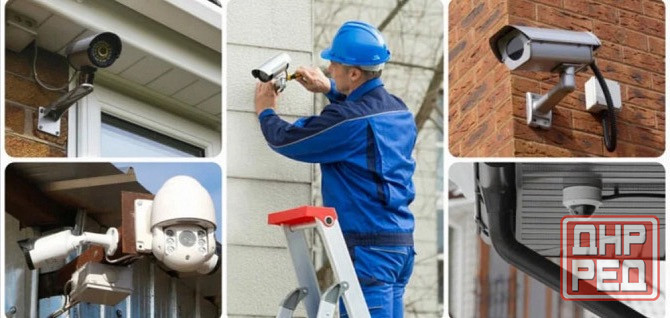 Монтаж видеонаблюдения Донецк - изображение 1