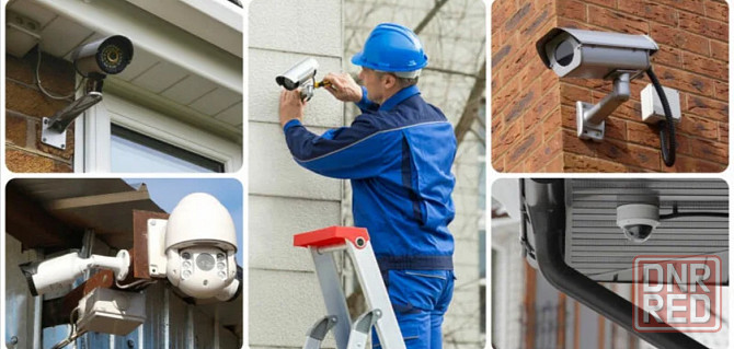 Монтаж видеонаблюдения Донецк - изображение 1