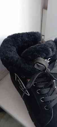 Стильные ботинки женские зимние черные натуральные сверху и внутри разм.39 Донецк