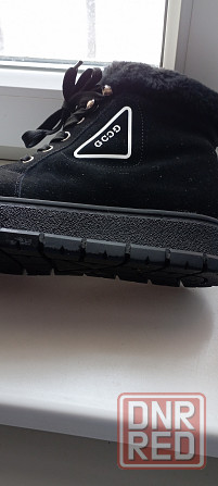 Стильные ботинки женские зимние черные натуральные сверху и внутри разм.39 Донецк - изображение 3