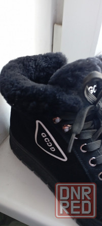 Стильные ботинки женские зимние черные натуральные сверху и внутри разм.39 Донецк - изображение 1