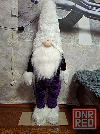 Новогодний гном ( ручная работа) высота 90 см, спешите купить,не дорого Донецк - изображение 1