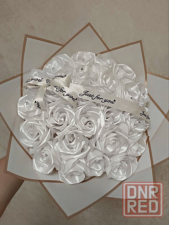 Букет из атласных роз Донецк - изображение 2