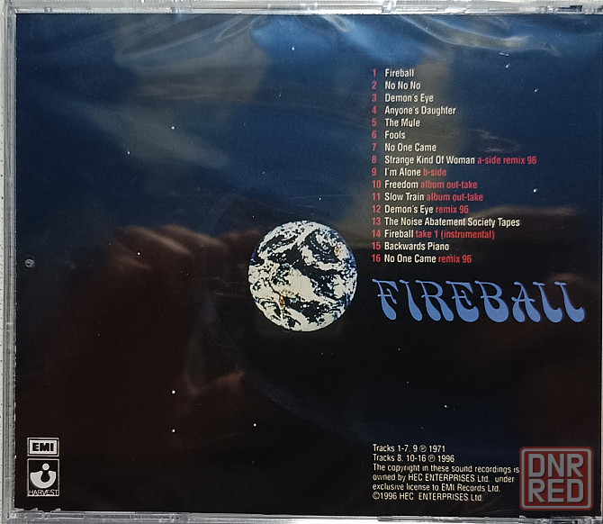 CD диск Deep Purple - Fireball Донецк - изображение 2