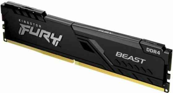 Оперативная память Ddr4 Kingston 8gb 3200 Mhz Pc-25600 Fury Beast Black (Kf432c16bb/8) (арт-6959) Макеевка