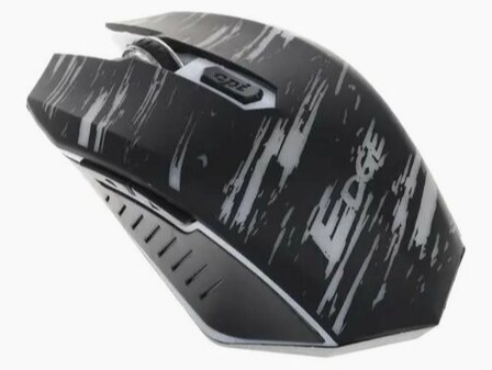 Игровая мышь Qumo Edge M17, беспроводная, аккумуляторная 600 Mah, кабель зарядки, 1000-2400 Dpi, 6 к Макеевка