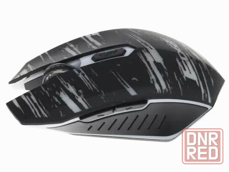 Игровая мышь Qumo Edge M17, беспроводная, аккумуляторная 600 Mah, кабель зарядки, 1000-2400 Dpi, 6 к Макеевка - изображение 2