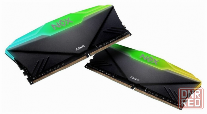 Модуль памяти Apacer Ddr4 3600 16gb Dimm Nox Rgb Black Gaming Memory Ah4u16g36c25ynbaa-2 Non-Ecc, Cl Макеевка - изображение 1