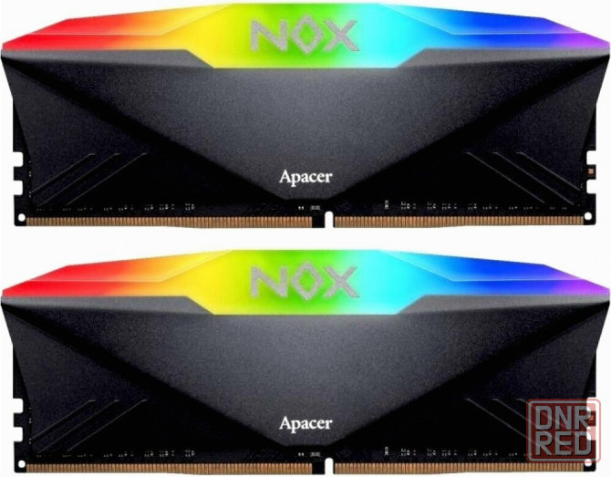Модуль памяти Apacer Ddr4 3600 16gb Dimm Nox Rgb Black Gaming Memory Ah4u16g36c25ynbaa-2 Non-Ecc, Cl Макеевка - изображение 2