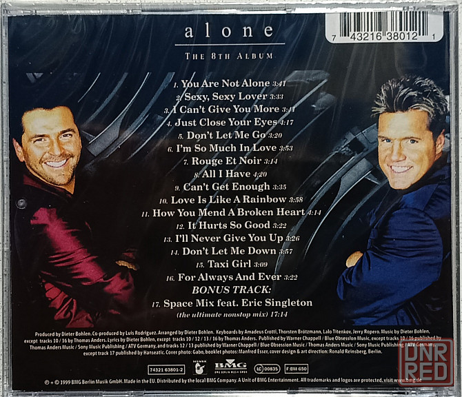 CD диск Modern Talking- Alone - Донецк - изображение 2