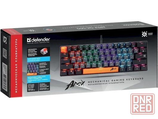 Defender игровая клавиатура механическая проводная Apex GK-002 Макеевка - изображение 1