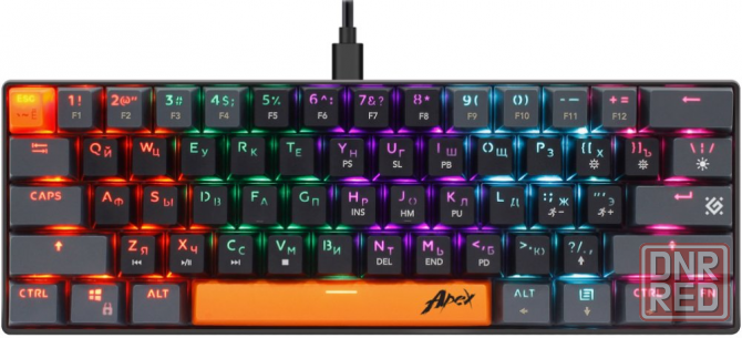 Defender игровая клавиатура механическая проводная Apex GK-002 Макеевка - изображение 2