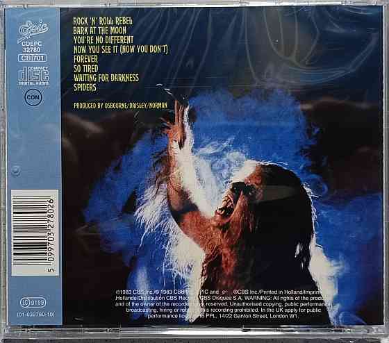 CD диск Ozzy Osbourne - Bark Moon Донецк