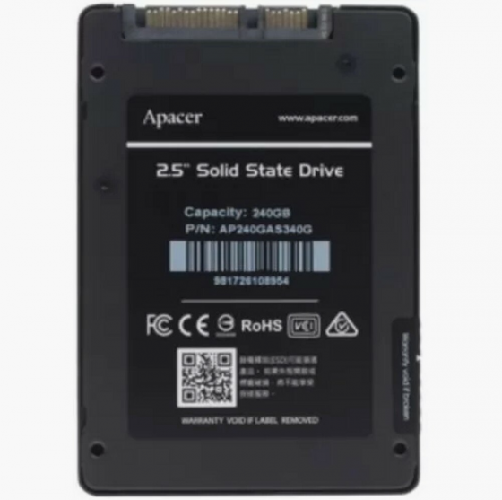 Твердотельный накопитель Ssd 2.5" Apacer 240gb As340 Ap240gas340g-1 (арт-5287) Макеевка